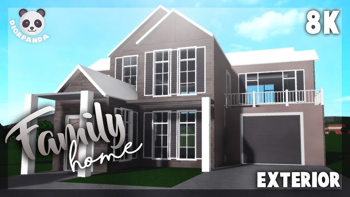 Modern Mansion exterior&layout (102k)! - - - - - #roblox #bloxburg #bl