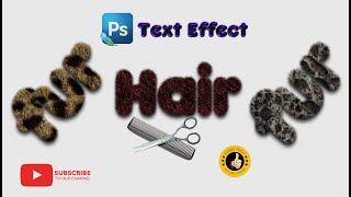 Fur Text Effect In Photoshop | Photoshop Fur Text Effect-Action