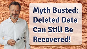 Myth Busted: Deleted Data Can Still Be Recovered!
