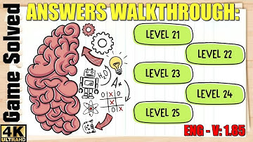 Brain Test: Tricky Puzzles || Level 21, 22, 23, 24, 25 Answers Walkthrough (ENG)