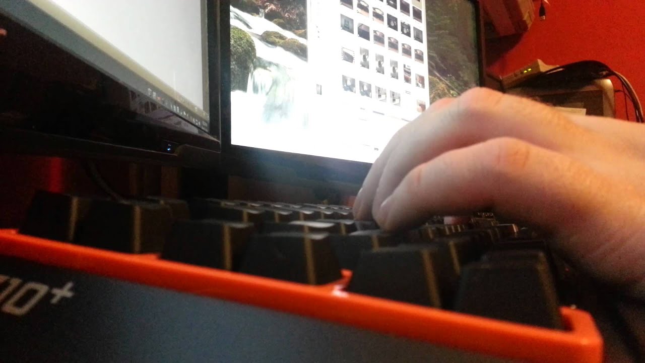 Logitech G710+ Keyboard noise / sound when typing YouTube