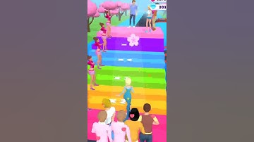 Makeover Run Game | Max Levels Gameplay | iOS, Android Mobile | Walkthrough Gameplay | #shorts