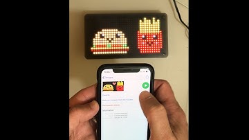 LED Matrix Frame with Bluetooth Apps