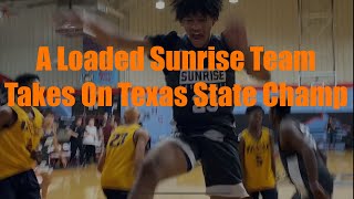 Shaedon Sharp & Kendall Brown On A Stacked Sunrise Christian Academy Squad Play 5 Star Jordan Walsh!