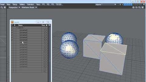 LightWave plugin - Show Selected Layers