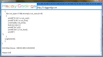 implementing who am i using system calls c code example