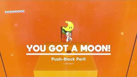 Super Mario Odyssey - Cap Kingdom Moon #8: Push Block Peril