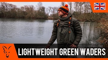 ***CARP FISHING TV*** GREEN LIGHTWEIGHT WADERS