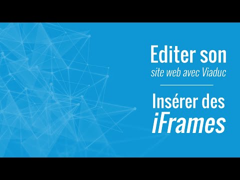 Insertion d'iFrame  - Viaduc : Création de site internet