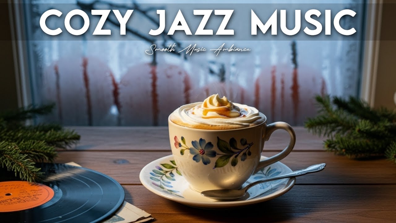 Cozy Jazz Music☕Smooth Music Ambiance Instrumental and Relaxing Jazz Cafe Music for Studying & Work