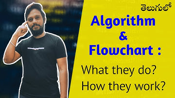The Algorithm and Flow chart in Telugu | C Language in Telugu | By Ravula Govardhan