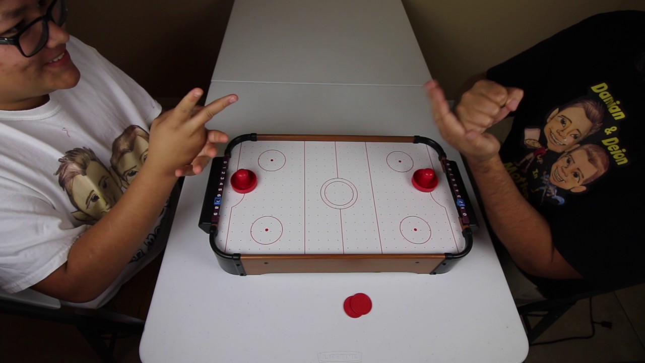 Tabletop Air Hockey Game Youtube