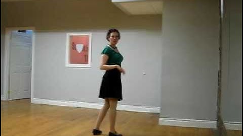 Swing Dance Lessons in Toronto - Breakdown of how to do the Jitterbug Stroll