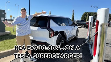 How Fast Can a Kia EV9 Charge at a Tesla Supercharger?