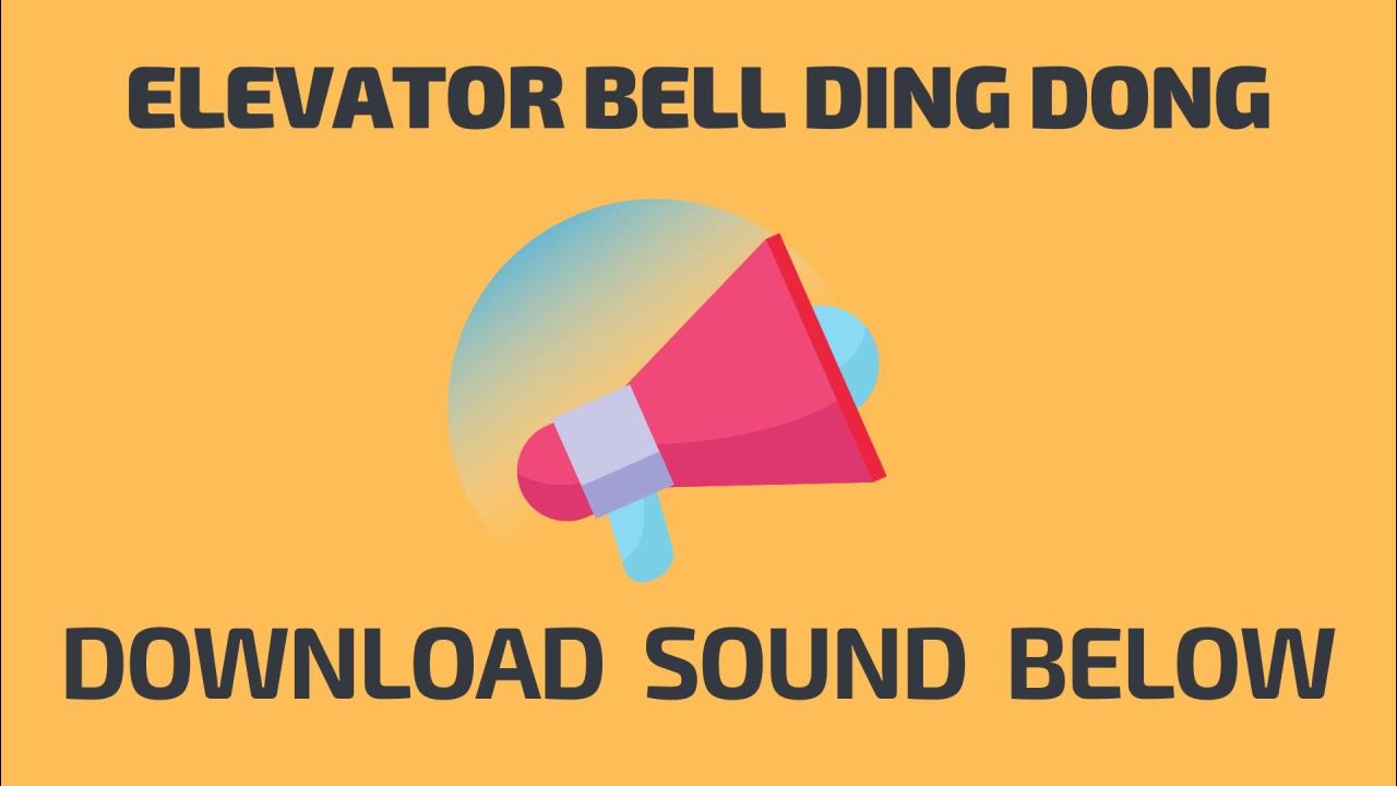 Elevator Bell Ding Dong SOUND EFFECT YouTube