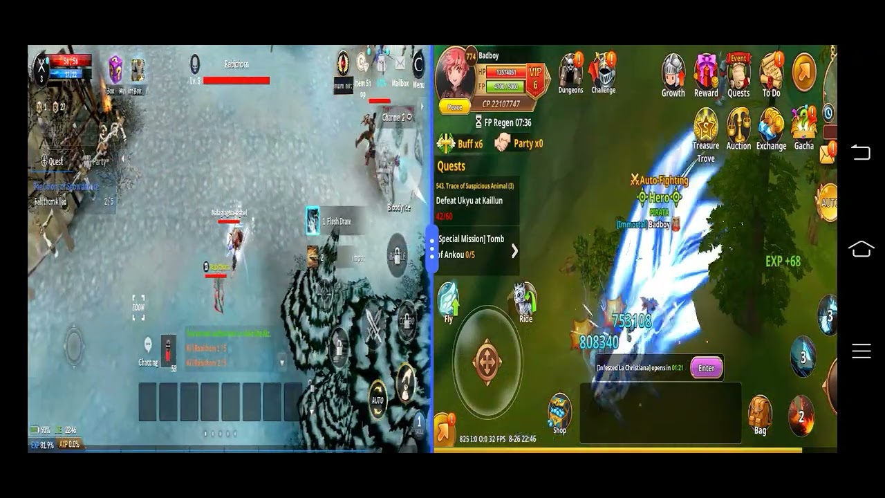 FLYFF LEGACY ft CABAL in android phone - YouTube