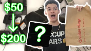 How I turned $50 into $200 at Value Village! (INSANE HAUL)