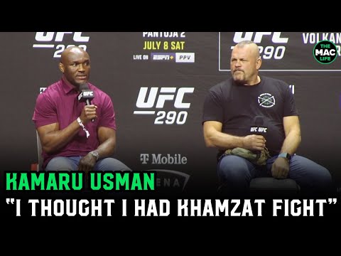 Kamaru Usman: ‘I thought I was fighting Khamzat Chimaev in Abu Dhabi’