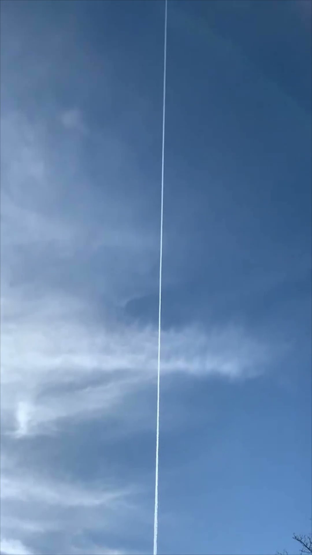 Jet Stream Appears to Emerge From House Chimney
