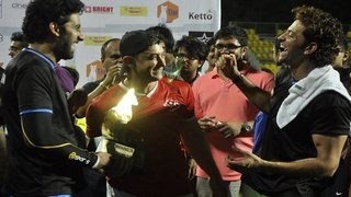 Aamir Khan, Hrithik Roshan, Abhishek Bachchan & Salman Khan @ Charity Football Match