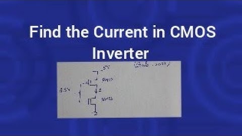 FIND THE CURRENT IN CMOS INVERTER|GATE 2007 problem solving|trb,tancet,gate preparation@ecetutor5041