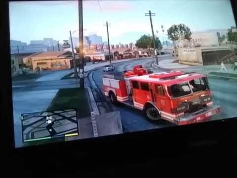 Gta 5 cheats : firetruck - YouTube
