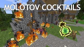 Molotov Cocktail Grenade (IMPROVED) | Vanilla Minecraft - One Command