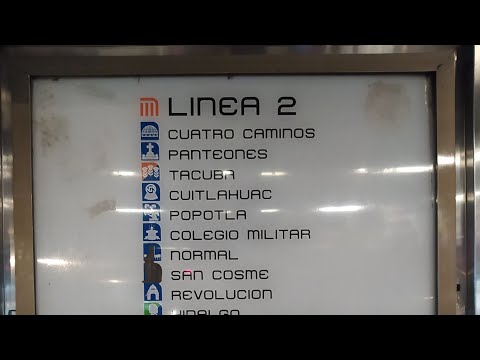 Metro CDMX - Línea 2 - Ermita - Mapa de la Línea 2