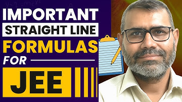 #1-Straight Lines-IIT JEE Best Maths Lectures  : All Concepts & PYQs Covered | JEE Main & Advanced