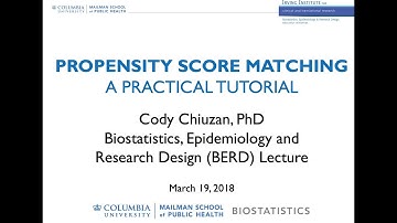 성향 점수 매칭: 실용적인 튜토리얼