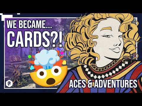 ARE WE IN THE GAME?! 😳 'Aces and Adventures' Indie Game ♠️🃏