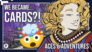 ARE WE IN THE GAME?! 😳 'Aces and Adventures' Indie Game ♠️🃏