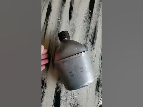 WW2 canteen how to clean - YouTube