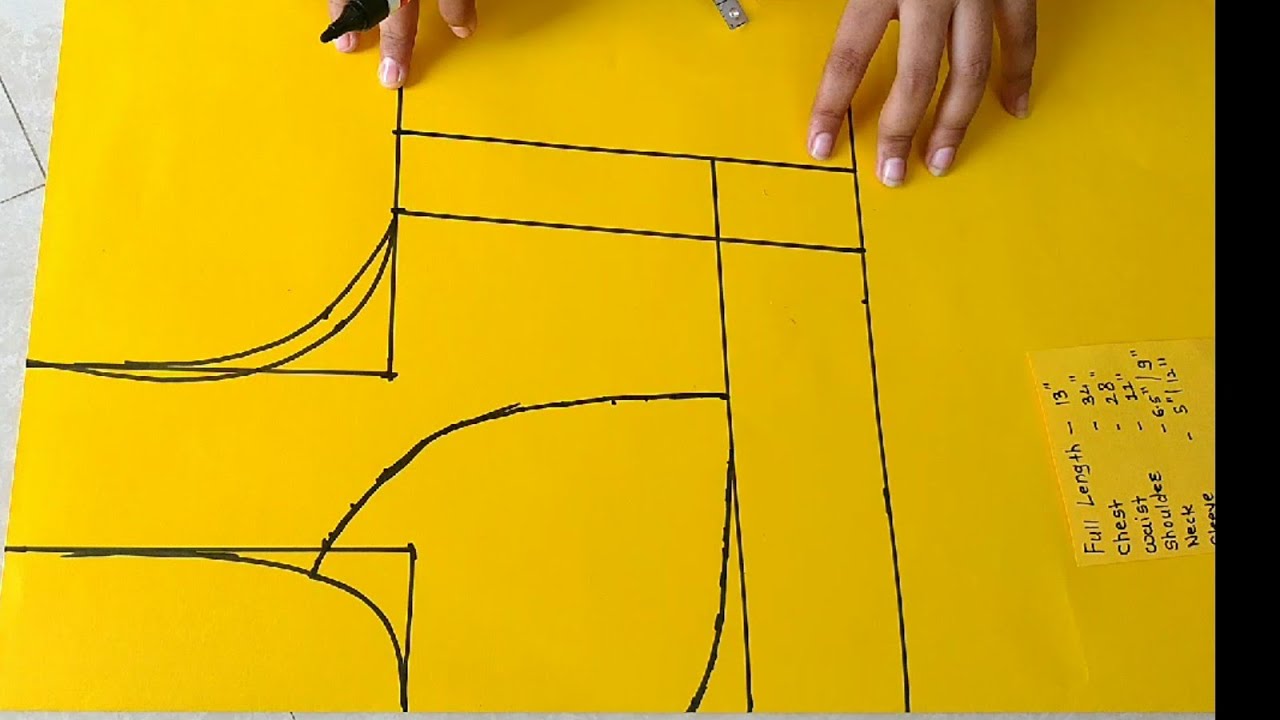 कटोरी ब्लाउज कटिंग | 34