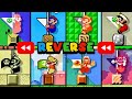 REVERSE EVOLUTION of MARIO HITTING THE FLAG in Super 