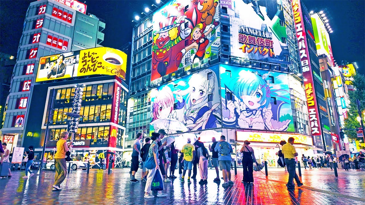 新宿 雨 / 3 hrs - Rainy Night walk in Shinjuku, Tokyo, Japan ( August 10, 2025 )