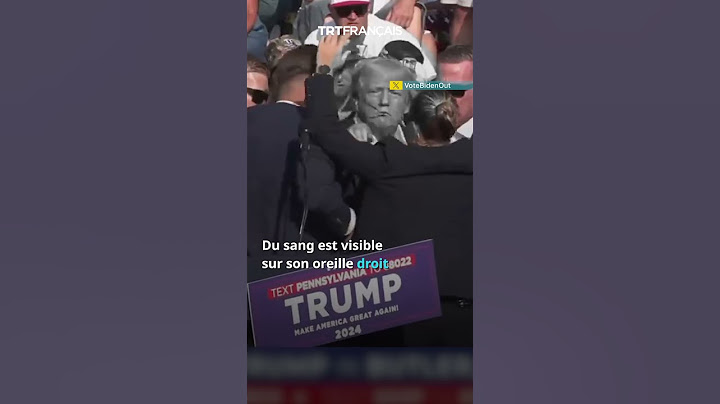 Trump évacué d’un meeting avec du sang sur l’oreille