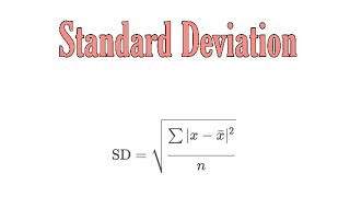 Standard Deviation / الانحراف المعياري