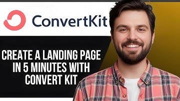 NEW! CREATE A LANDING PAGE IN 5 MINUTES WITH CONVERT KIT WORKING 2025!