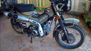 2020 Honda CT125 Hunter Cub Trail- 13 Tooth Front Sprocket Up-Date!