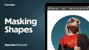 How to mask shapes with images in Keynote iOS