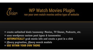 WP Watch Movies & TV Shows Online | Codecanyon Scripts and Snippets