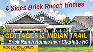 All Brick Ranch Homes [Cottages at Indian Trail NC from HH Homes]