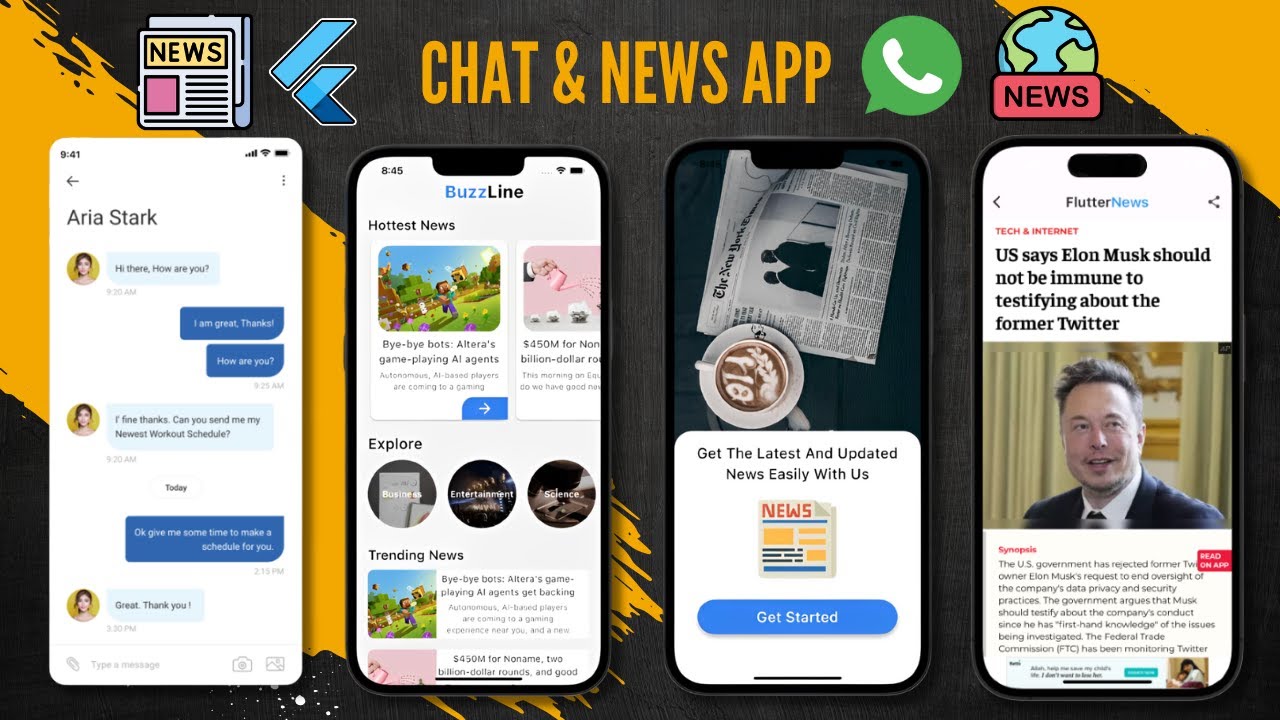 🔥🗞️📰 Chat & News App from Scratch | Flutter x Firebase Tutorial for ...