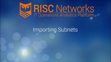 RN150 Import Subnets