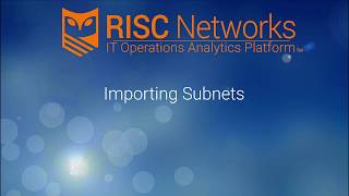 RN150 Import Subnets
