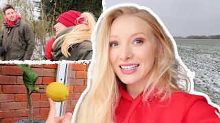 RELAXING SNOWY FARM DAY | Cook, walk &amp; chat with me  | Country Vlog