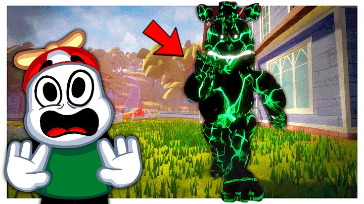 Este Nuevo Fredbear Es Más Rapido Que El Original En Hello Neighbor / FNAF Mod