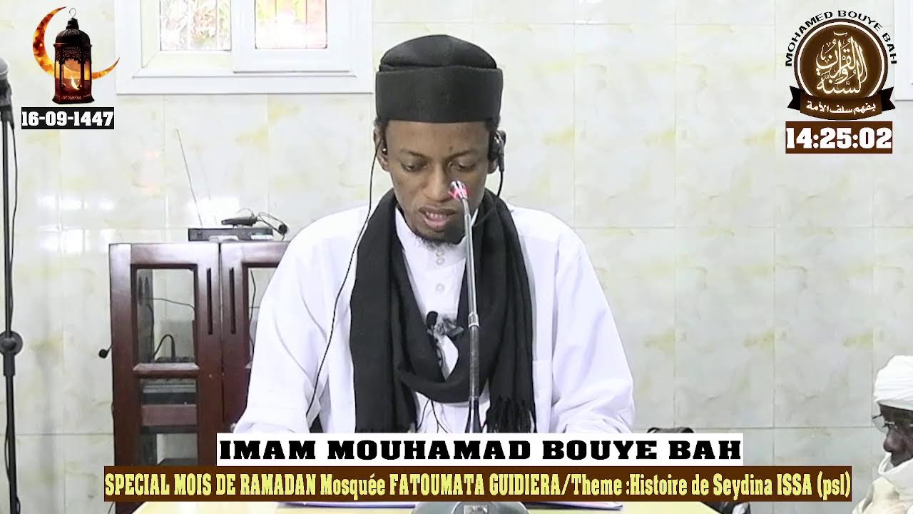 Imam Mouhamad Bah's Live broadcast