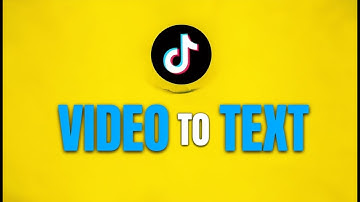 Convert TikTok Video To Text || How To Extract The Script Of TikTok Video